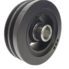 1975-1989 Chevy 292 Inline 6 two V-groove harmonic balancer. - Image 2